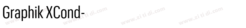 Graphik XCond字体转换